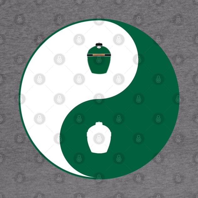 Big Green Egg Yin Yang Design by Mackabee Designs